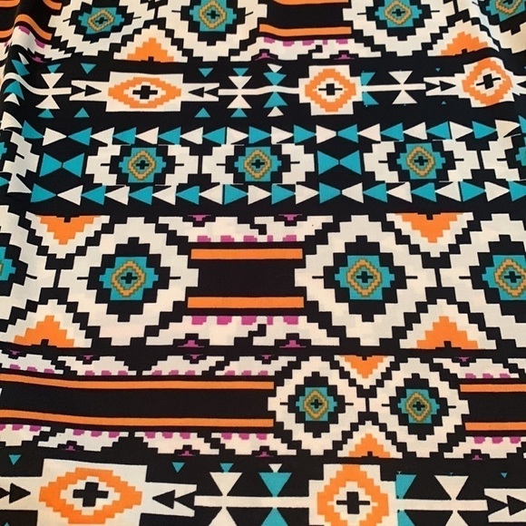 Jody California Abstract Geometric Pattern Boatneck Above Knee Dress Women’s M - Picture 4 of 12